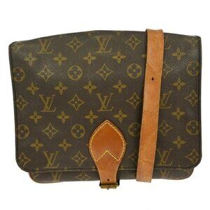 LOUIS VUITTON CARTOUCHIERE GM SHOULDER BAG MONOGRAM M51252 8902SL YQ03475 BNN09